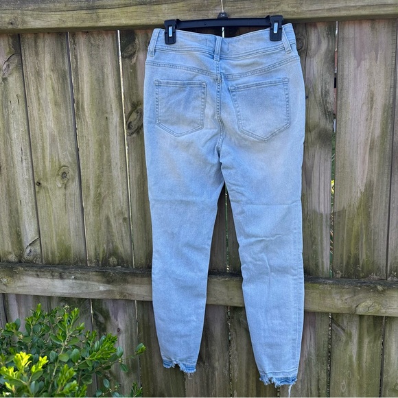 Free People Wild Child‎ Skinny Jeans Havana Blue Light Wash High Rise Size 29/8 - Picture 11 of 14